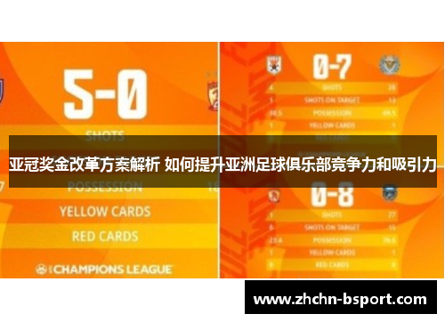 亚冠奖金改革方案解析 如何提升亚洲足球俱乐部竞争力和吸引力 亚冠奖金改革方案解析 如何提升亚洲足球俱乐部竞争力和吸引力
